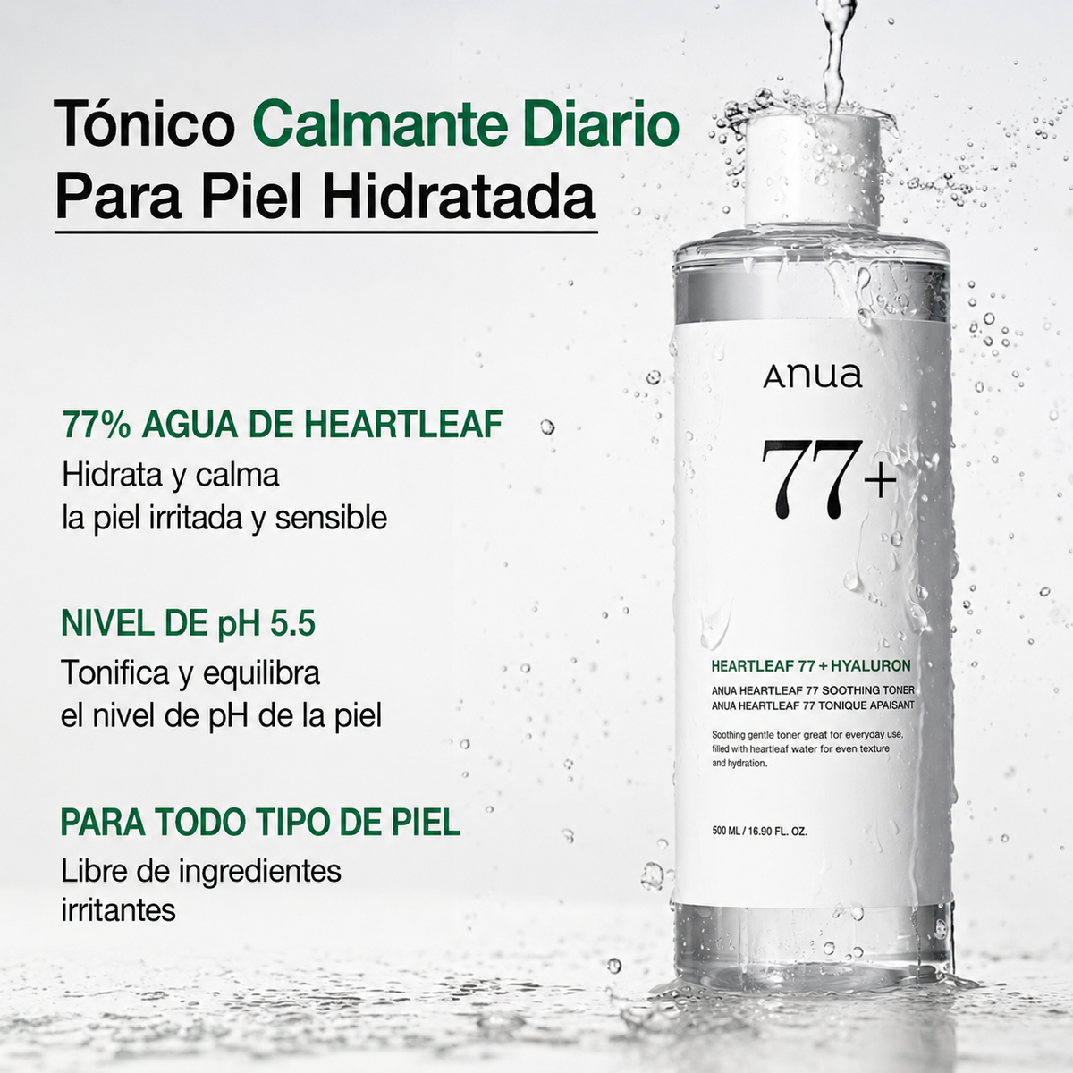 Heartleaf 77% Soothing Toner 250ml
