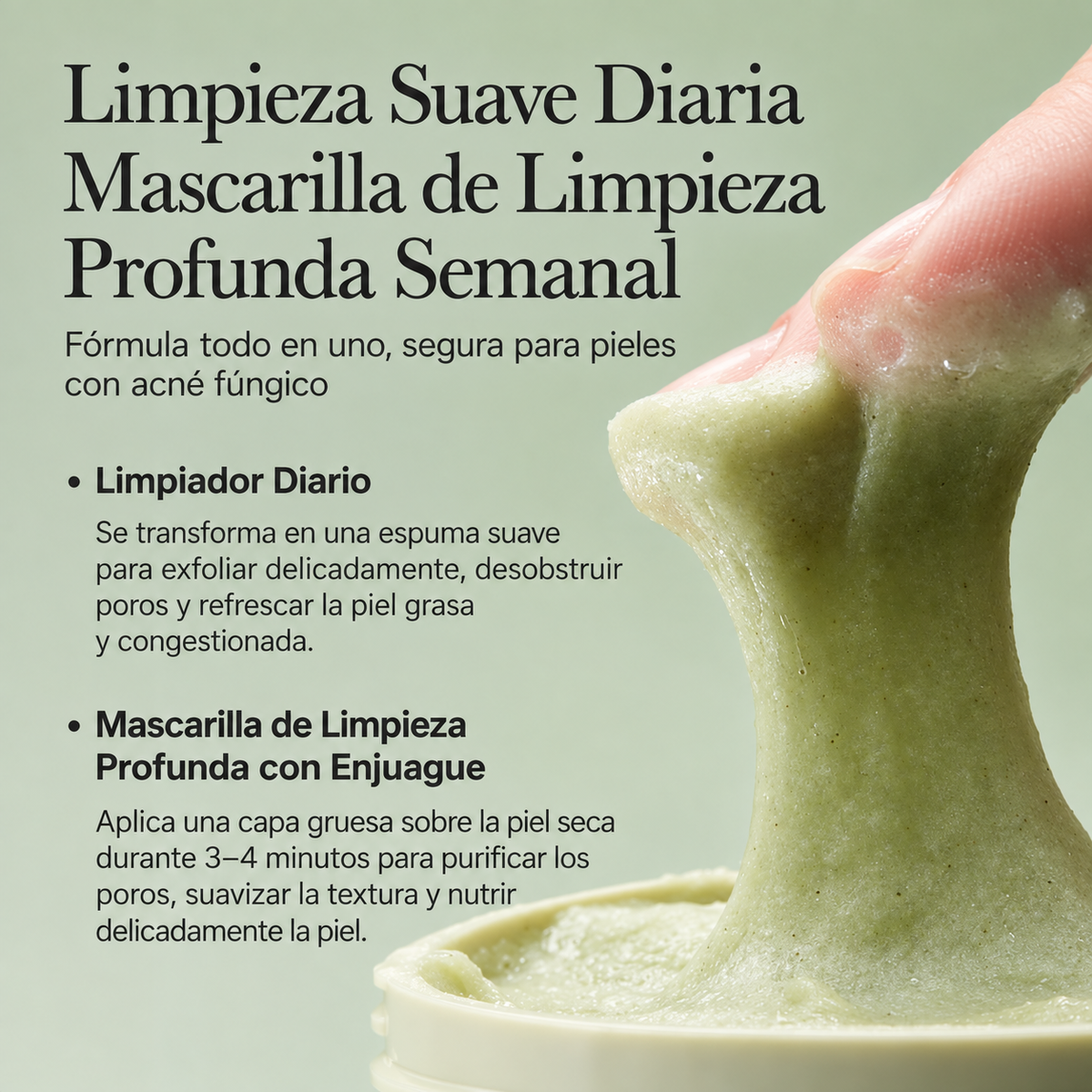 Fresh Green Rice Mochi Cleanser 120gr