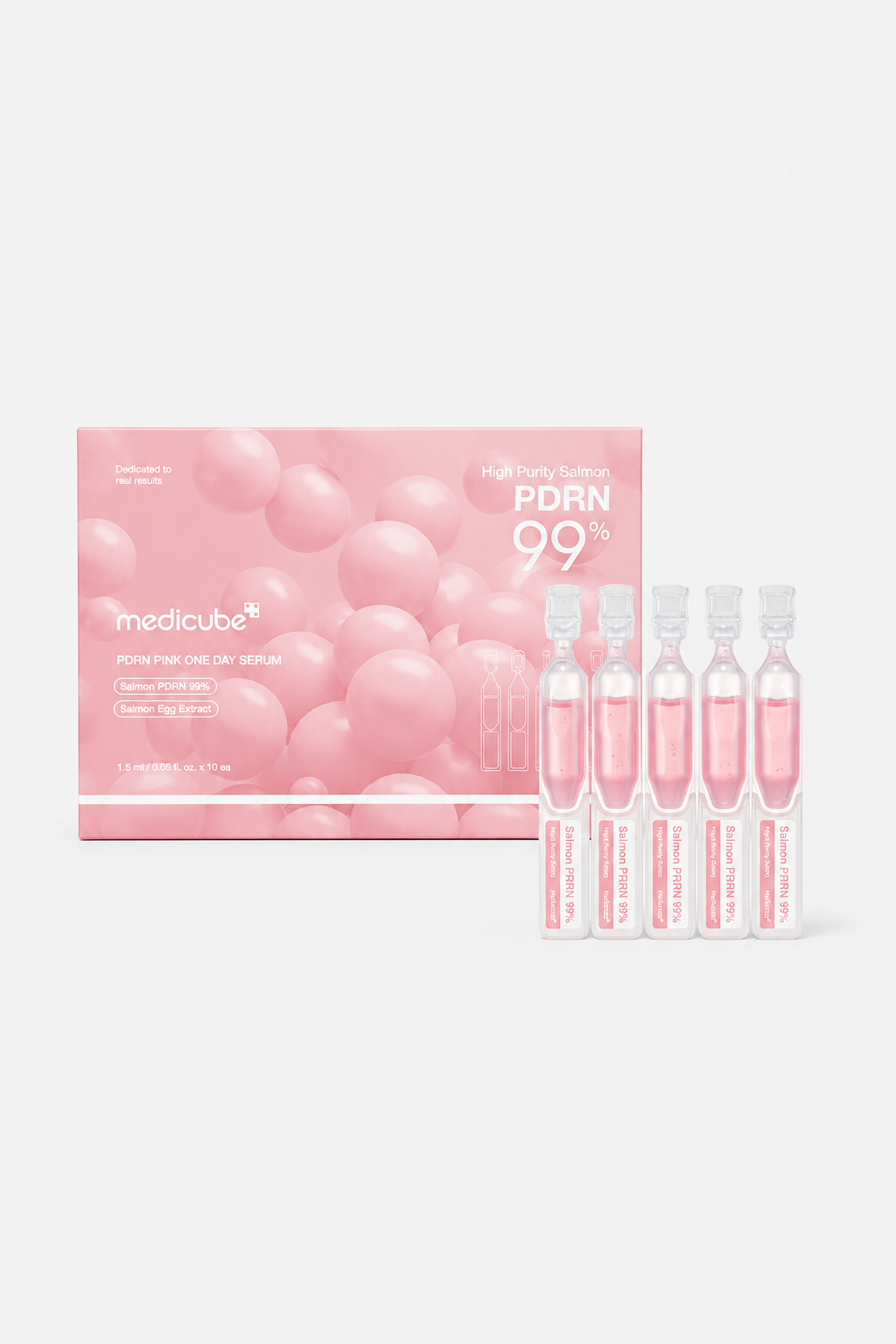 PDRN Pink One Day Serum 10 ampolletas (1.5ml c/u)