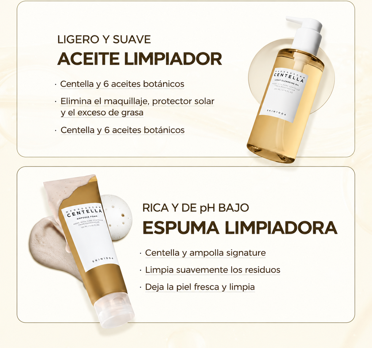 Madagascar Centella Double Cleansing Duo (2 piezas)