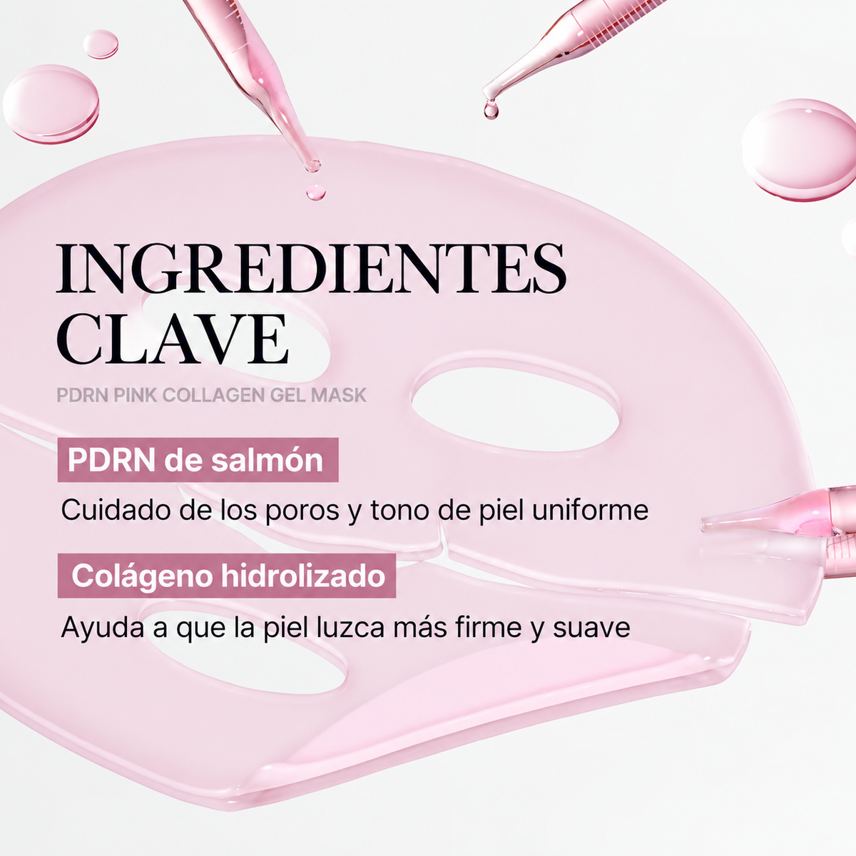 PDRN Pink Collagen Gel Mask 28g (1 pz)