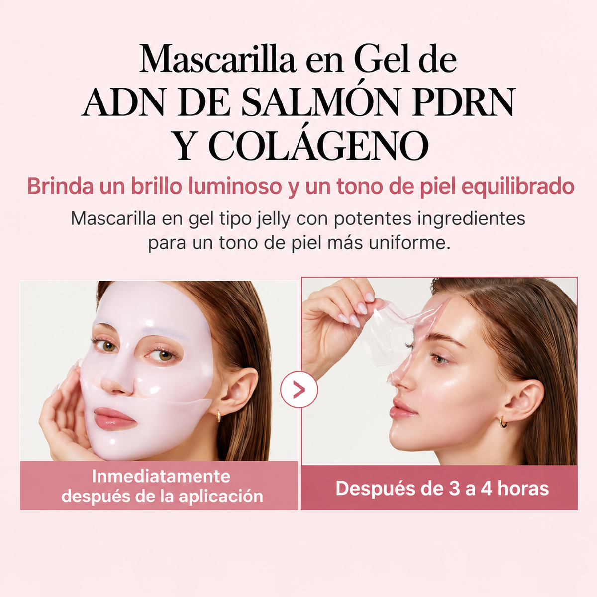 PDRN Pink Collagen Gel Mask 28g (1 pz)