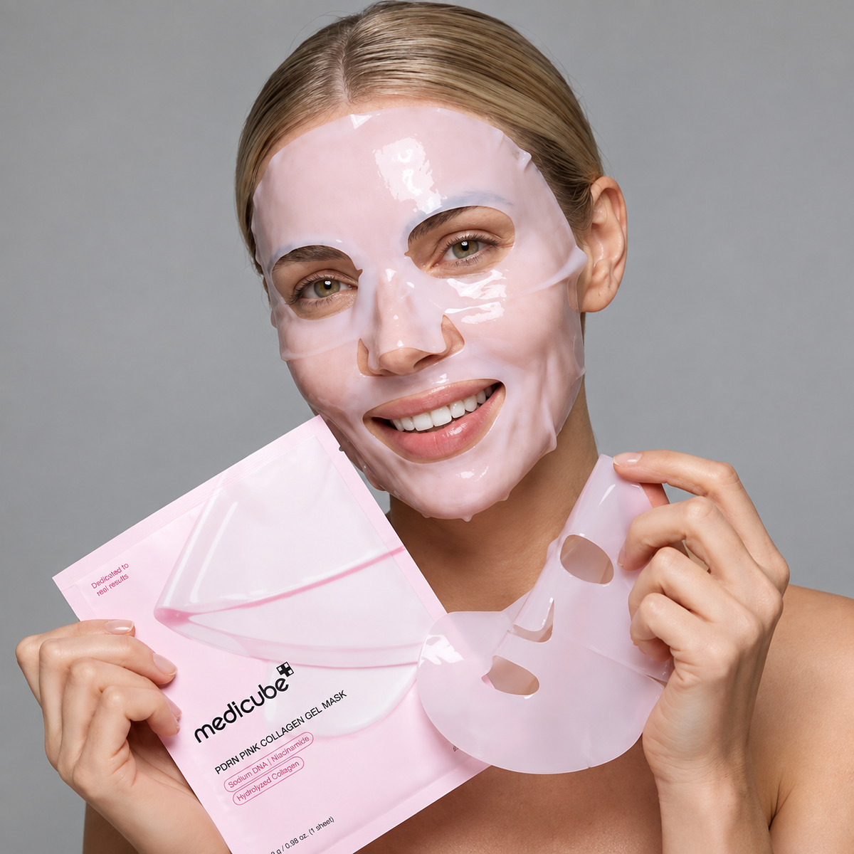 PDRN Pink Collagen Gel Mask 28g (1 pz)